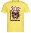 Чоловіча футболка Slayer Reign in blood Лимонний фото