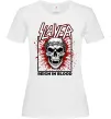 Жіноча футболка Slayer Reign in blood Білий фото