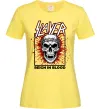 Жіноча футболка Slayer Reign in blood Лимонний фото