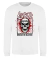 Світшот Slayer Reign in blood Білий фото