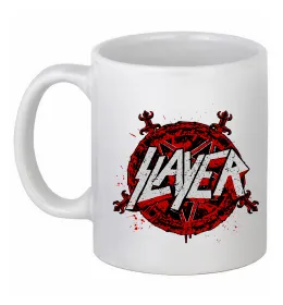 Чашка керамічна Slayer logo Білий фото