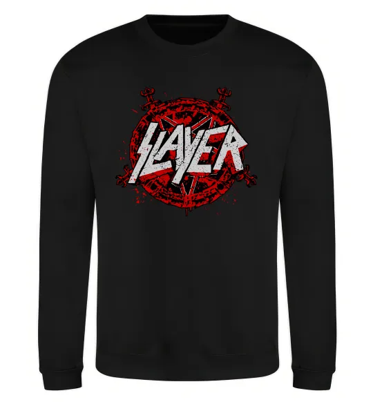 Світшот Slayer logo Чорний фото