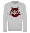 Світшот Slayer logo Сірий меланж фото