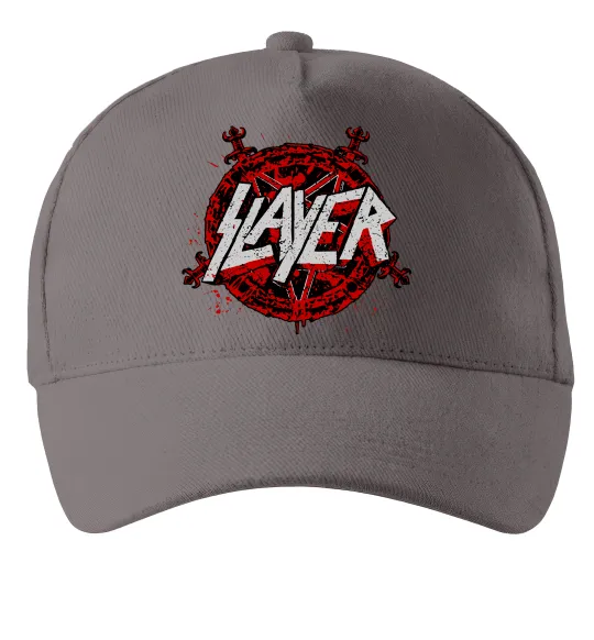 Кепка Slayer logo Серый фото