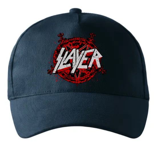 Кепка Slayer logo Темно-синій фото