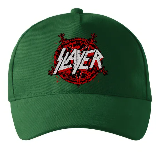 Кепка Slayer logo Темно-зелений фото