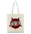 Еко-сумка Slayer logo Бежевий фото