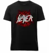 Чоловіча преміум футболка Slayer logo Чорний фото