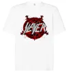 Футболка Оверсайз Slayer logo Білий фото