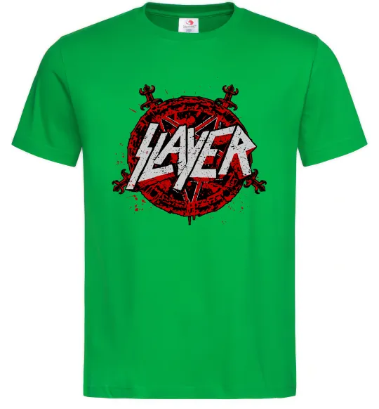 Чоловіча футболка Slayer logo Зелений фото