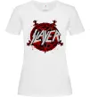 Жіноча футболка Slayer logo Білий фото
