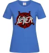 Жіноча футболка Slayer logo Яскраво-синій фото