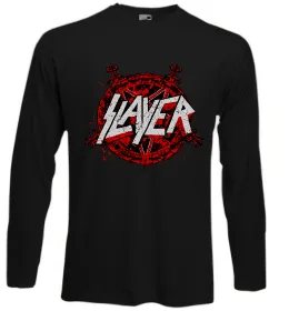 Лонгслів Slayer logo Чорний фото