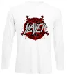 Лонгслів Slayer logo Білий фото