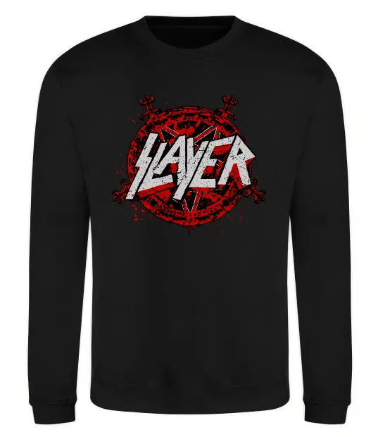 Світшот Slayer logo Чорний фото