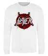 Світшот Slayer logo Білий фото