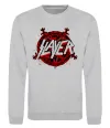 Світшот Slayer logo Сірий меланж фото