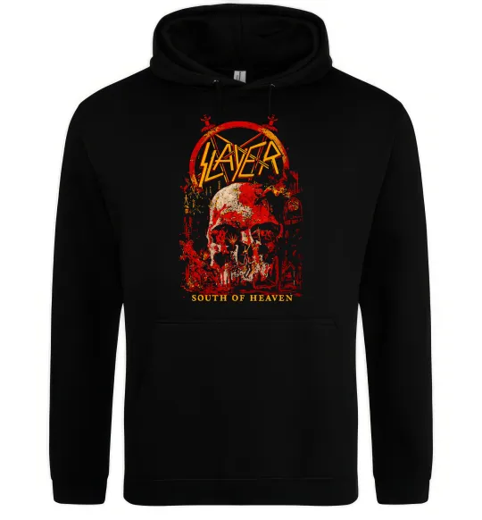 Чоловіча толстовка (худі) Slayer south of heaven Чорний фото