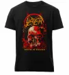 Чоловіча преміум футболка Slayer south of heaven Чорний фото