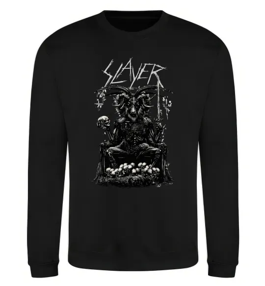 Світшот Slayer satan Чорний фото
