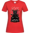 Жіноча футболка Slayer satan Червоний фото