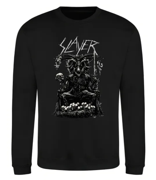 Світшот Slayer satan Чорний фото