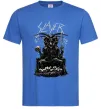 Чоловіча футболка Slayer satan Яскраво-синій фото