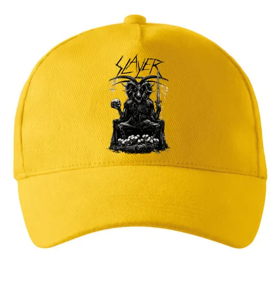 Кепка Slayer satan Сонячно жовтий фото