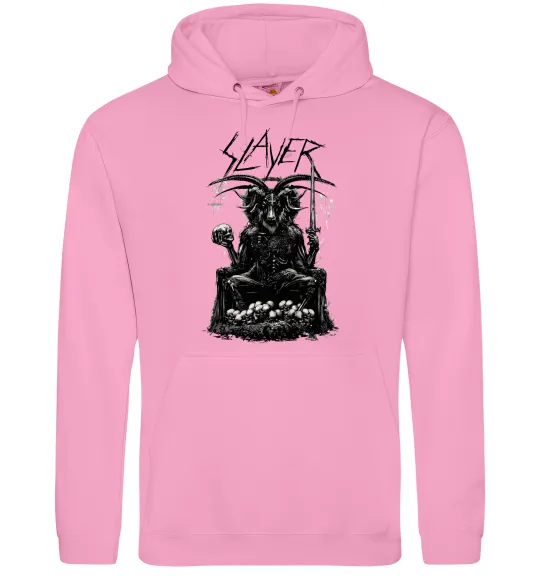 Жіноча толстовка (худі) Slayer satan Рожевий фото