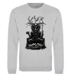 Світшот Slayer satan Сірий меланж фото