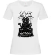 Жіноча футболка Slayer satan Білий фото