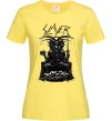 Жіноча футболка Slayer satan Лимонний фото
