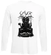 Лонгслів Slayer satan Білий фото