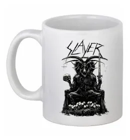 Чашка керамічна Slayer satan Білий фото