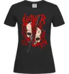 Жіноча футболка Slayer hell awaits Чорний фото