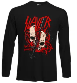 Лонгслів Slayer hell awaits Чорний фото