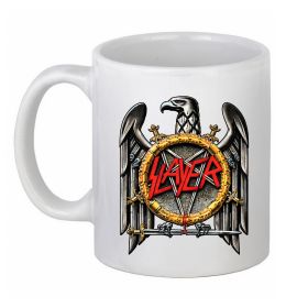 Чашка керамическая Slayer eagle logo
