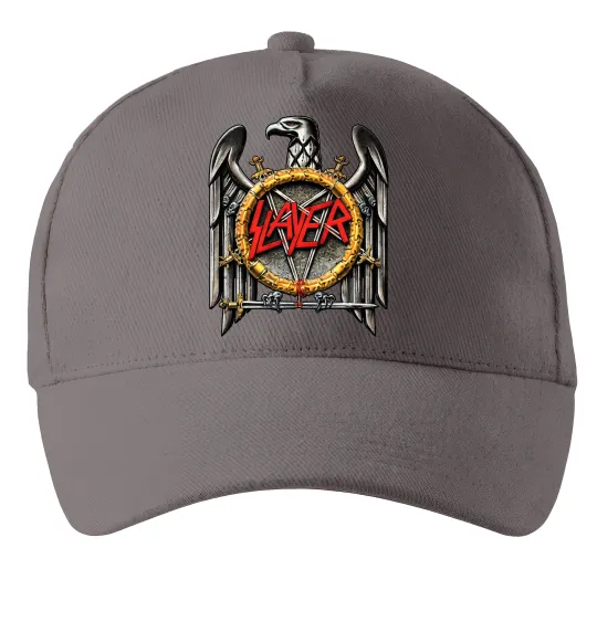 Кепка Slayer eagle logo Серый фото