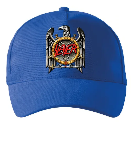 Кепка Slayer eagle logo Яскраво-синій фото
