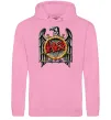 Мужская толстовка (худи) Slayer eagle logo Розовый фото