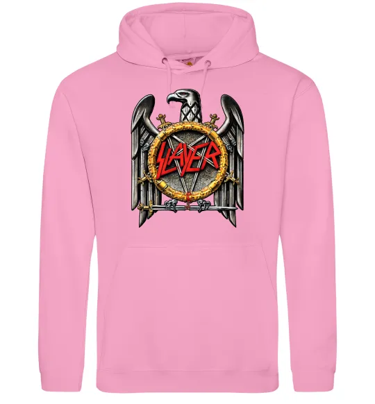 Жіноча толстовка (худі) Slayer eagle logo Рожевий фото