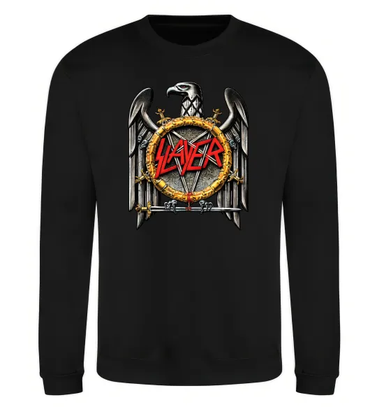 Свитшот Slayer eagle logo Черный фото