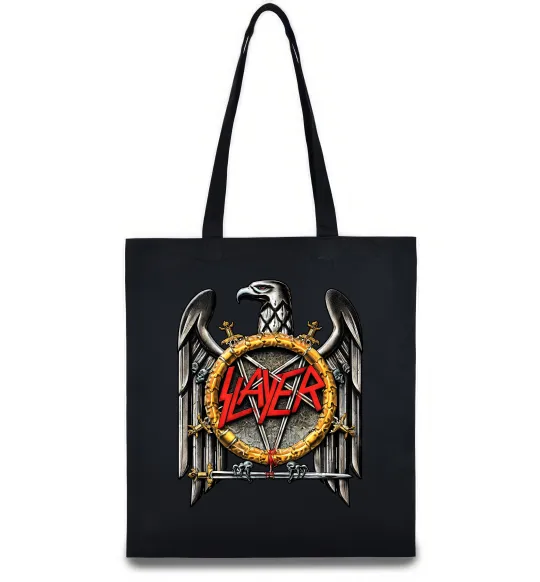 Еко-сумка Slayer eagle logo Чорний фото