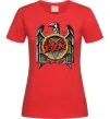 Жіноча футболка Slayer eagle logo Червоний фото