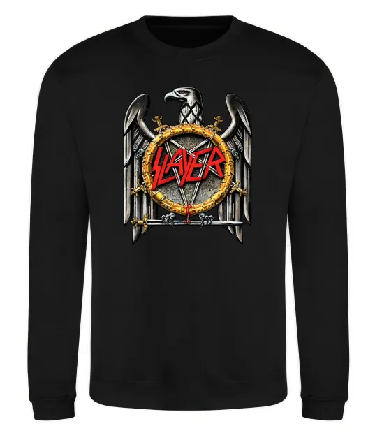 Світшот Slayer eagle logo Чорний фото