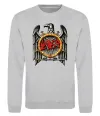 Світшот Slayer eagle logo Сірий меланж фото