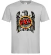 Чоловіча футболка Slayer eagle logo Сірий фото