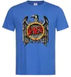 Чоловіча футболка Slayer eagle logo Яскраво-синій фото