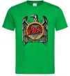 Чоловіча футболка Slayer eagle logo Зелений фото