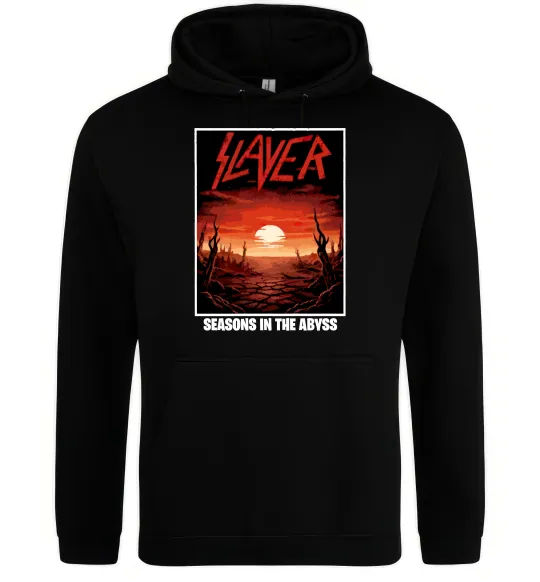Жіноча толстовка (худі) Slayer season in the Abyss Чорний фото